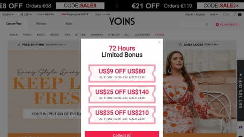 Reviews over Yoins