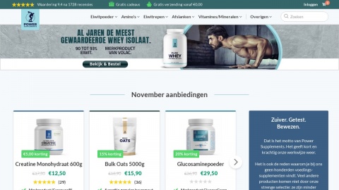 Reviews over Power Supplements