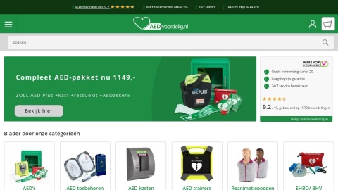 Reviews over AEDvoordelig