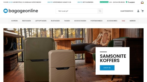 Reviews over Bagageonline.nl