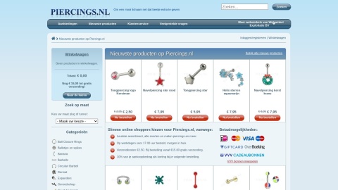 Reviews over Piercings.nl