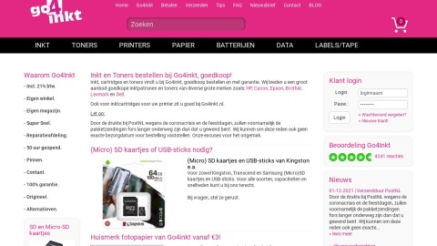 Reviews over Go4inkt