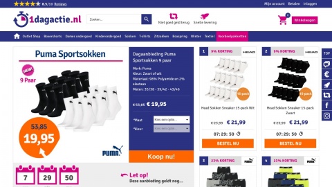 Reviews over 1dagactie.nl