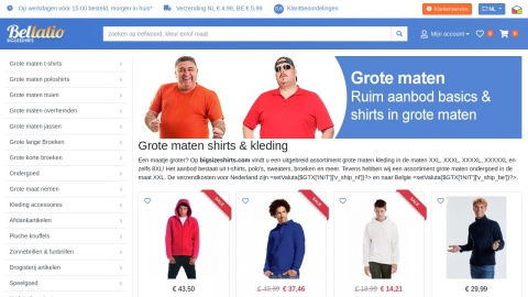 Reviews over Bigsizeshirts