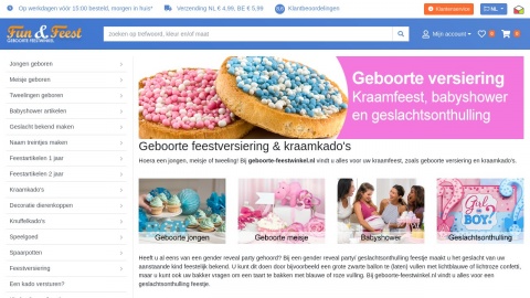 Reviews over Geboorte-feestwinkel.nl