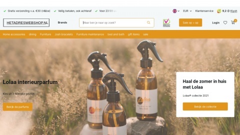 Reviews over Hetadreswebshop.nl